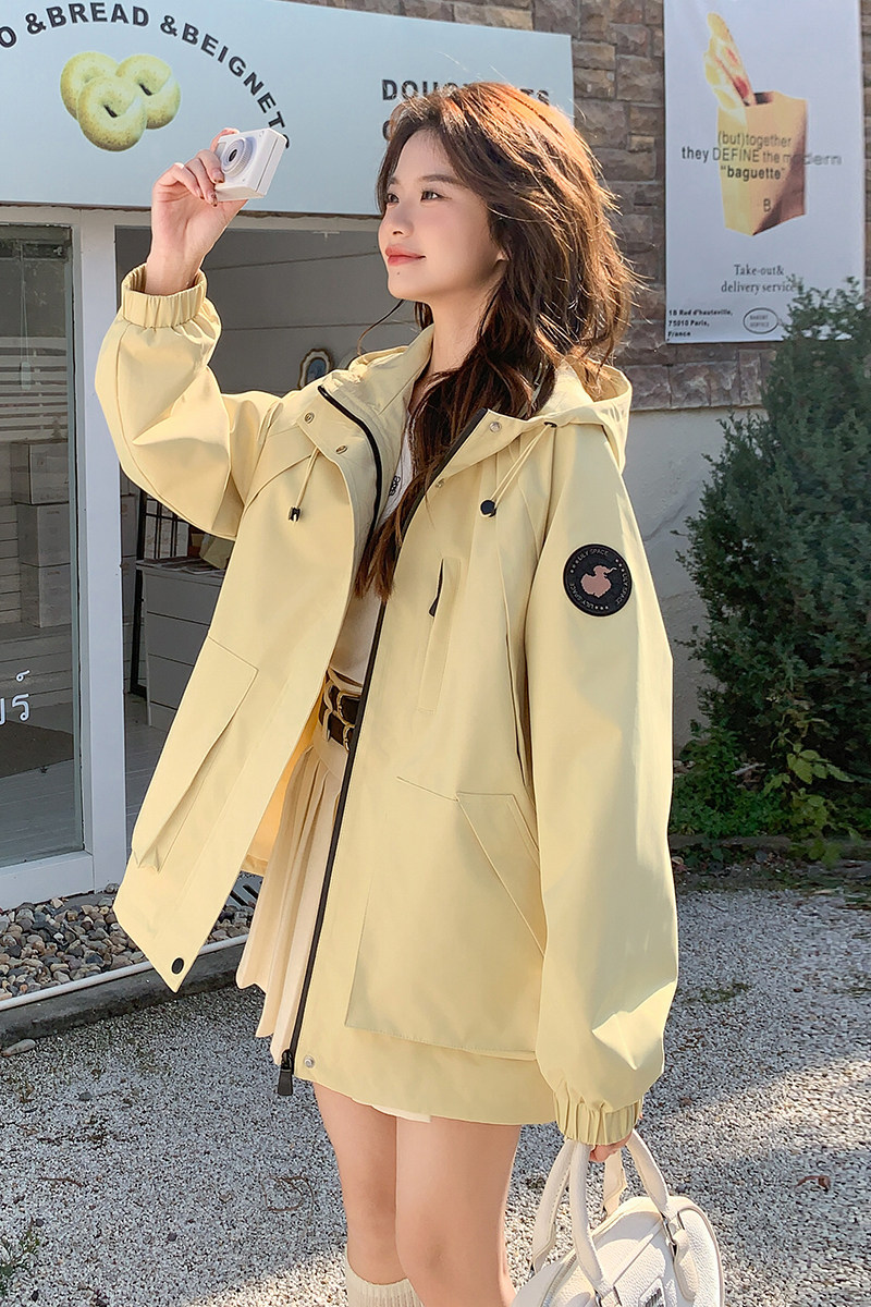 春秋季外套女款风衣2025新款爆小个子夹克登山服户外,女装风衣,2C218