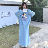现货：新款春装休闲宽松版运动图文两件套装裙2C135-6867P165K248，女装套装/套裙，2C135