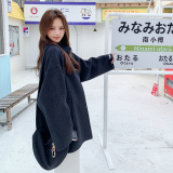 韩版双面羊绒大衣女2025秋冬季新款气质宽松高级感小个子毛呢外套，女装羊绒大衣，2C107