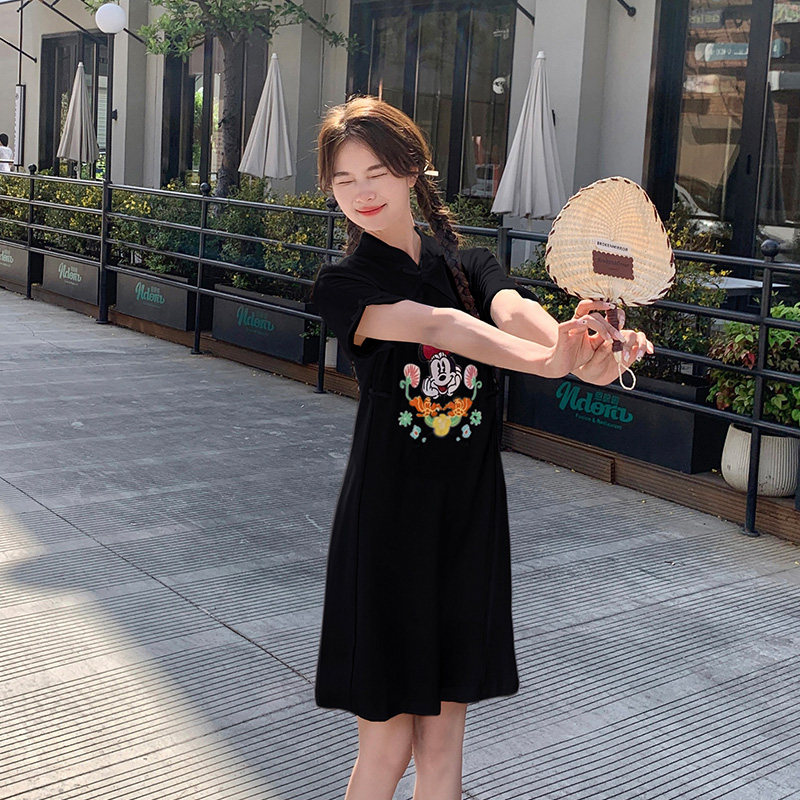 【现货】S新中式改良旗袍连衣裙P115-K165,女装连衣裙,2C081