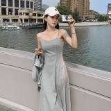 休闲运动穿搭灰色拉链卫衣套装女春秋减龄超火巨好看阔腿裤两件套，女装套装/套裙，2C088
