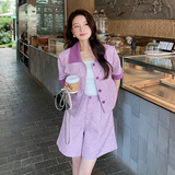 【夏款现货】时尚通勤拼色小香风套装088-2393p145k198，女装套装/套裙，2C088
