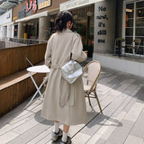 【现货】韩版休闲中长款风衣外套女2C238-21670-P135控199，女装风衣，2C238