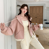 【现货新款】2025春款粉色卫衣外套2C289-A12-P135-P198，女装短外套，2C289