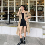【现货】春秋双排扣女士中长款风衣2C238-P155-K218，女装风衣，2C238