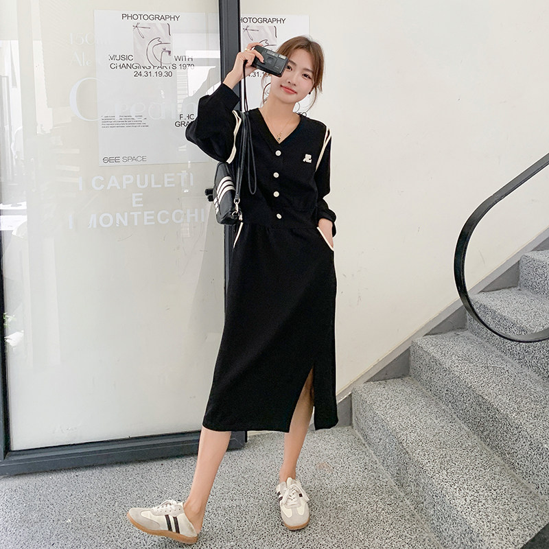 新款春装2024显瘦拼接连衣裙2C098-8928P125K178,女装连衣裙,2C098