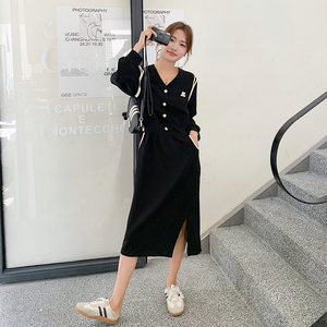 新款春装2024显瘦拼接连衣裙2C098-8928P125K178图片
