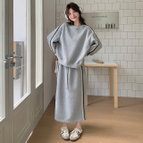 【新款现货】针织卫衣+半身裙套装两件套8081款P150控228，女装套装/套裙，2C139