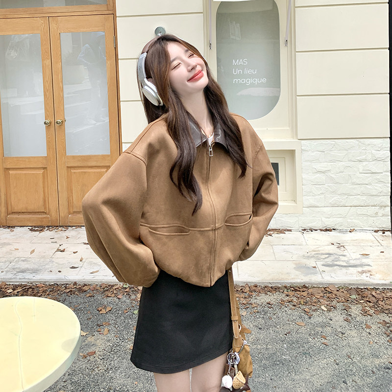 【现货】秋季新款鹿皮绒外套2C301-1306-P155-K238,女装短外套,2C301