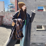 【现货】主推款美拉德色系.双面羊驼绒牛角扣大衣P275K408，女装毛呢外套，2C333