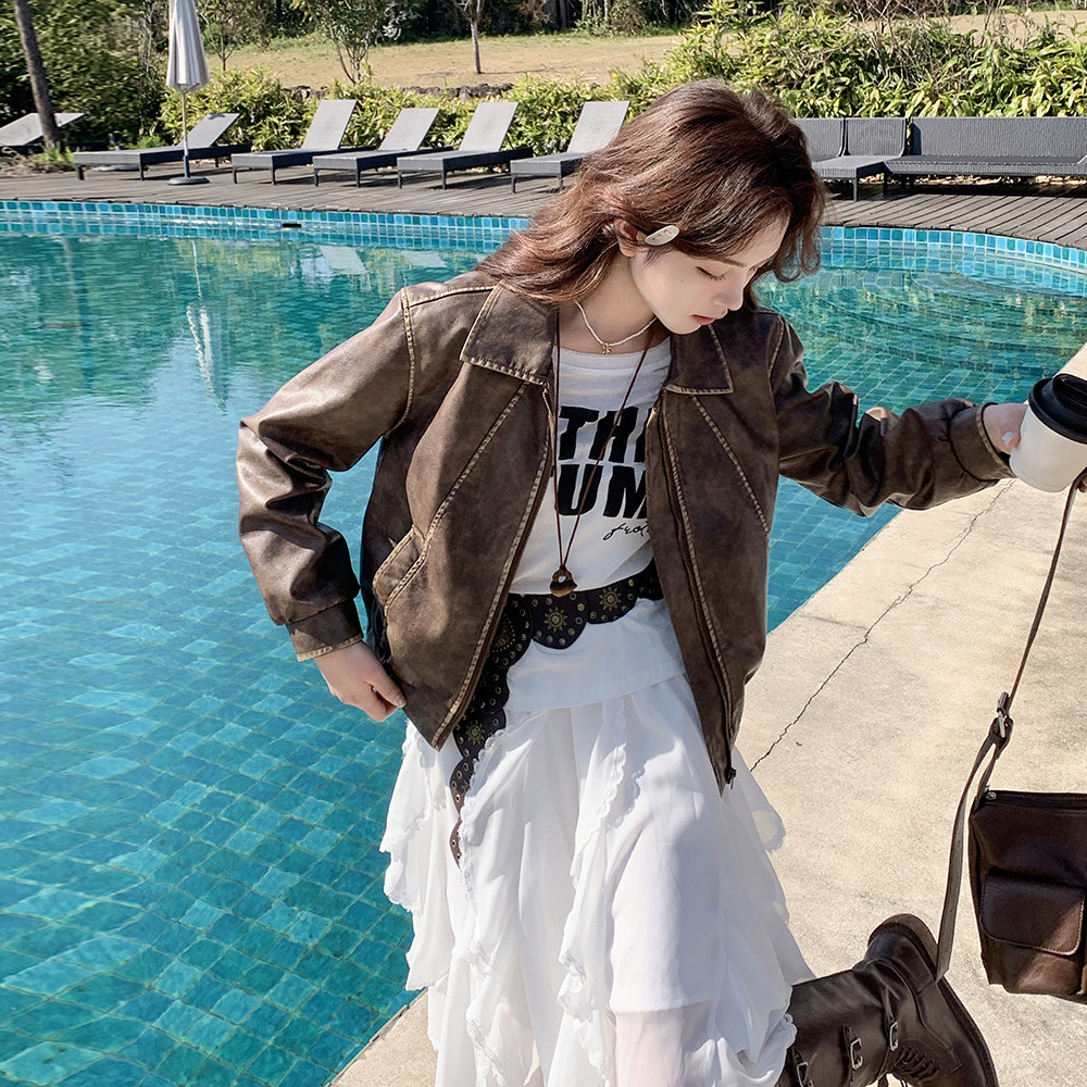 现货25春季新款皮衣百搭2D036-8021-p125-k188,女装皮衣,2D036