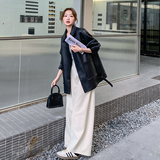 美式复古高级黑色皮衣小外套女2025春秋独特漂亮又酷又飒夹克上衣，女装皮衣，2C258