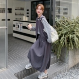 大货马甲+条纹T+半裙三件套2C206-L597-P185-K268，女装套装/套裙，2C206