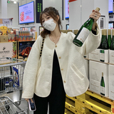 【主推】圆领气质温柔宽松小香风外套2C372-9005-P145控198，女装短外套，2C372