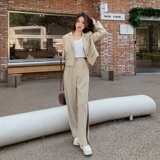 现货春装新款职业n小西装两件套时尚运动套装女P160K238，女装套装/套裙，2C311