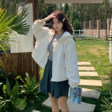 现货花边白色夹克外套女上衣2D036-8022-120-K178，女装短外套，2D036