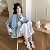 现货花边蕾丝拼接牛仔外套2C117-1752P155K228，女装短外套，2C117