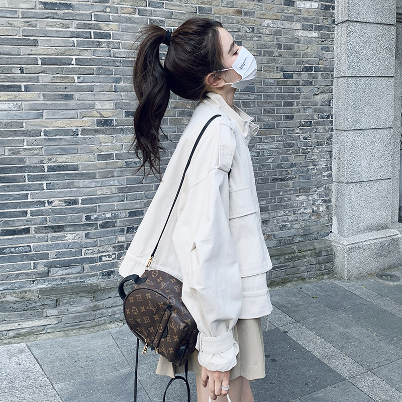 新品大货出韩版设计感短款外套风衣2C032856P135K188,女装短外套,2C032