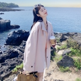 【新款】大货已出甜美气质粉色风衣外套2C131-685-P165K238，女装短外套，2C131