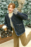 小香风时尚牛仔固色棉服P165(大货已出），女装棉衣/棉服，2C291