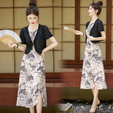 现货新款2025年夏装时尚气质优雅套装裙，女装套装/套裙，英标秀（1C119）