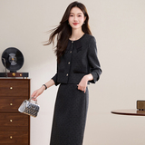 2025年秋季新款！修身气质保暖时尚女裙套装，女装套装/套裙，丽莎妳雅