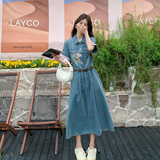 【现货】牛仔连衣裙女2025夏季新款女装裙子2C227/2516/P150K208，女装连衣裙，2C227