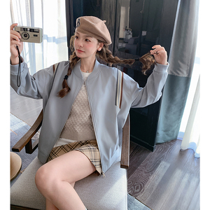 派克服时尚上衣短款小众拉链宽松型复古薄款ins春季运动休闲百搭图片