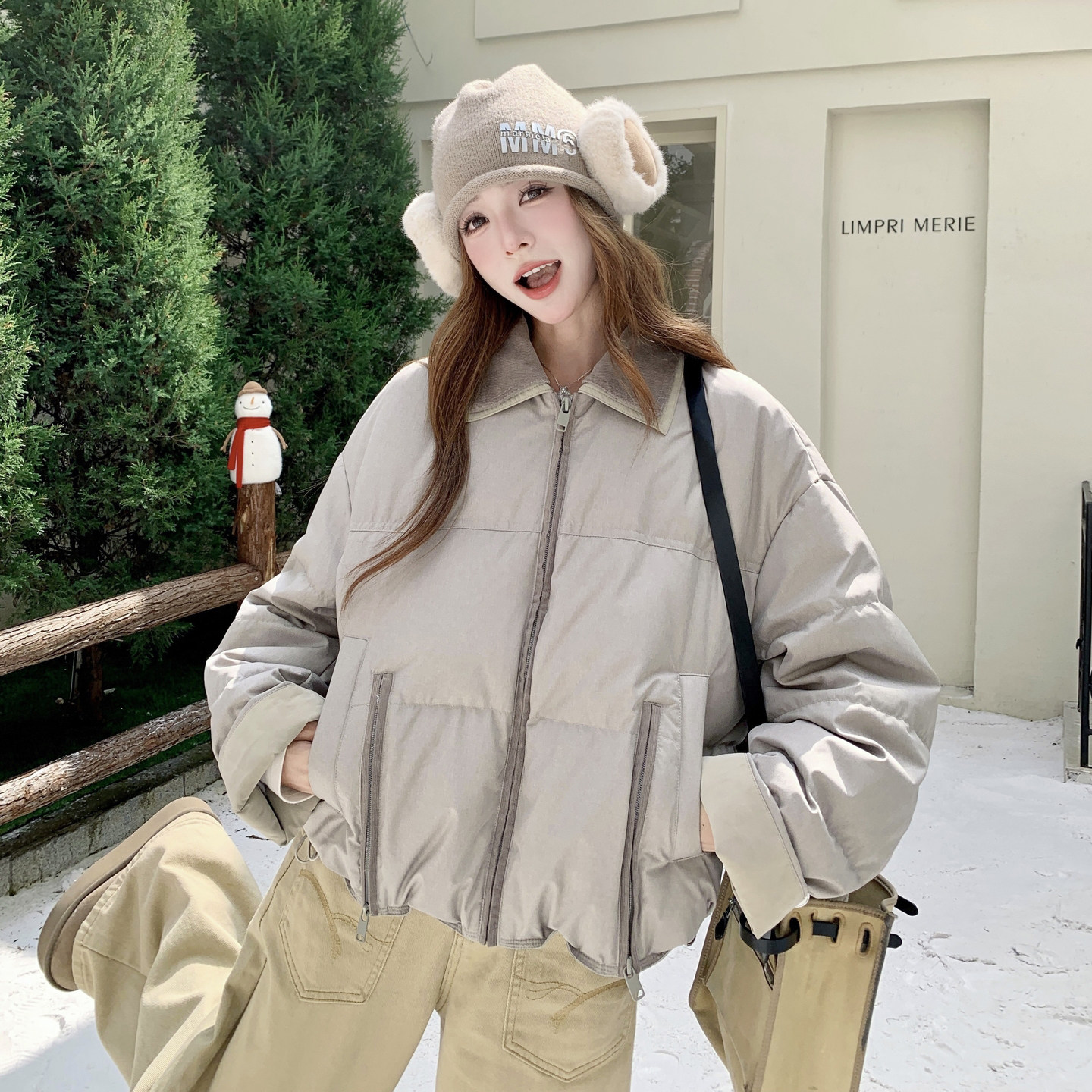 现货新款90白鸭绒加厚面包服2D035-25120P255K378,女装羽绒服,2D035