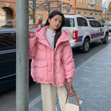 现货新款休闲百搭连帽羽绒服冬季面包服098-107a-P245K358，女装羽绒服，2C098