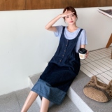 【大货已出】时尚套装女夏背带裙两件套2C227/2557/P135K198，女装套装/套裙，2C227
