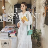 【现货】初恋白色蕾丝大摆长袖连衣裙6621-P135-K188，女装连衣裙，2C137