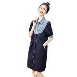 2025年夏季通勤时尚女连衣裙收腰显瘦，女装连衣裙，怡心阁，女装连衣裙，衣佳和