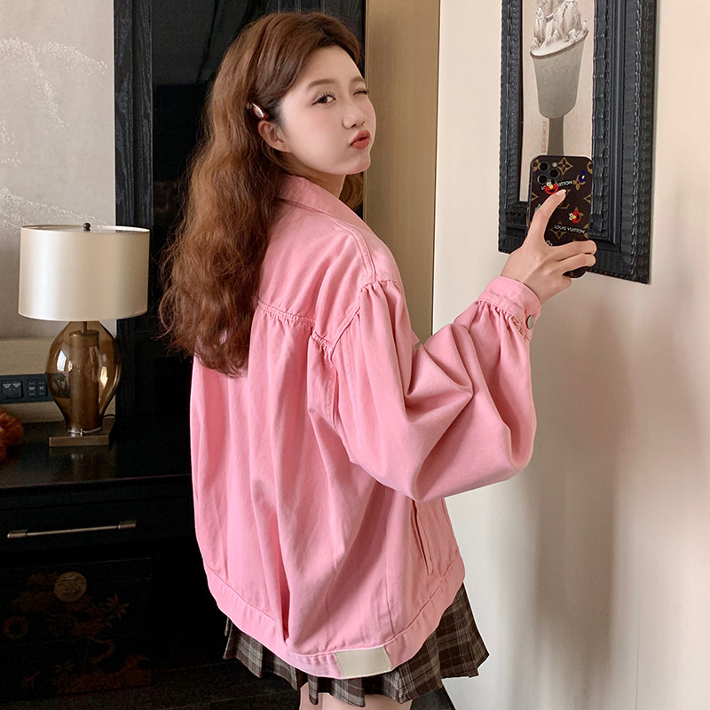 现货新款送丝巾牛仔短款夹克外套P135-K188,女装短外套,2C299