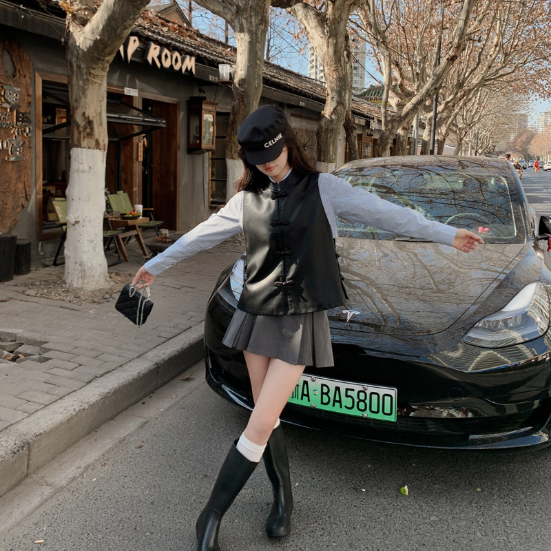 24春新款现货高品质皮衣外套,女装皮衣,1C078