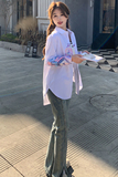 【现货】2025春新中式风重工刺绣百搭显瘦休闲盘扣纯棉衬衫，女装衬衫，2D148