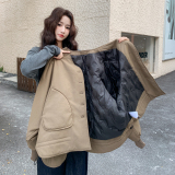 【现货】+配围巾高颜值90绒羽绒服2C301-1393-P295-K448，女装羽绒服，2C301