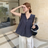 日系甜美波点娃娃衫阔腿裤两件套女2025夏季新款小个子休闲套装潮，女装套装/套裙，2C203