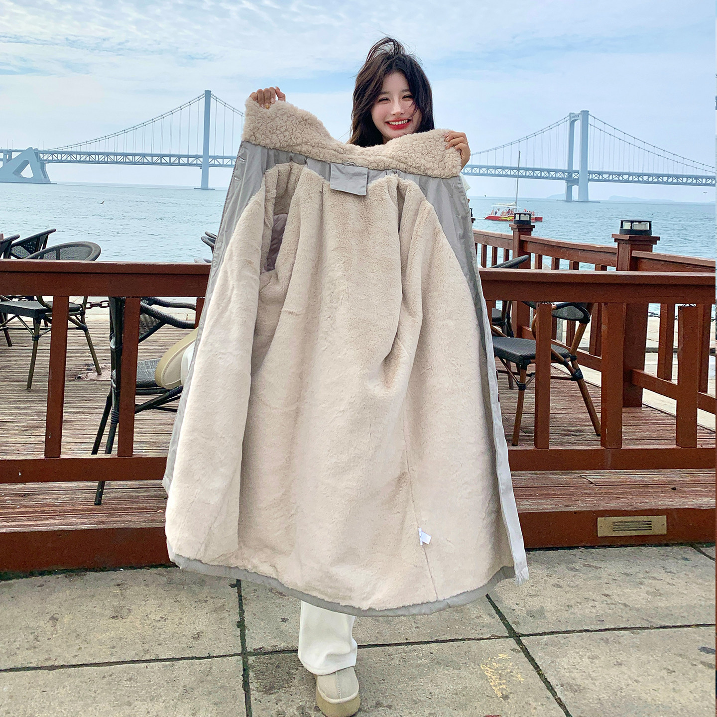 现货！2025冬季新款加绒加厚棉衣棉服女带挎包2C306-P205-K298,女装棉衣/棉服,2C306