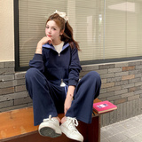 【现货】设计师款蓝色运动套装088-7753P185K258，女装套装/套裙，2C088