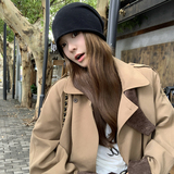 现货春季新款拼色风衣2C098-8606P155K218，女装风衣，2C098