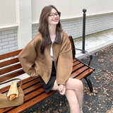 【现货】秋季新款鹿皮绒外套2C301-1306-P155-K238，女装短外套，2C301