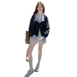 【现货】流量款格子拼接夹克088-7732P155K228，女装短外套，2C088