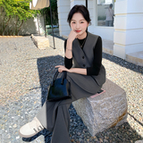 原创现货不规则马甲+弯刀裤两件套2C139-9038-P160-K238，女装套装/套裙，2C139