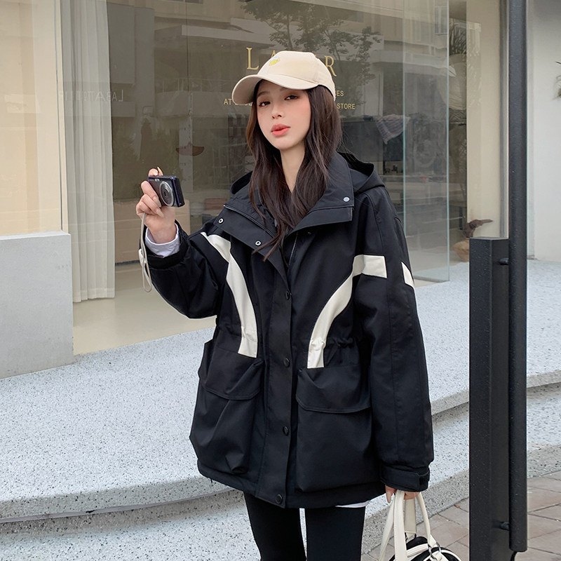 新款 90绒冬季撞色羽绒派克服 8776-P275控398图片