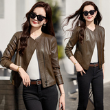 【现货】春装新品皮衣外套女小个子修身显瘦2501-1C115-P115-K178，女装皮衣，吾爱衣