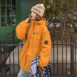 洋气炸街加绒加厚派克棉服女2025冬新款韩系高级感休闲冲锋衣外套，女装派克服，2C218