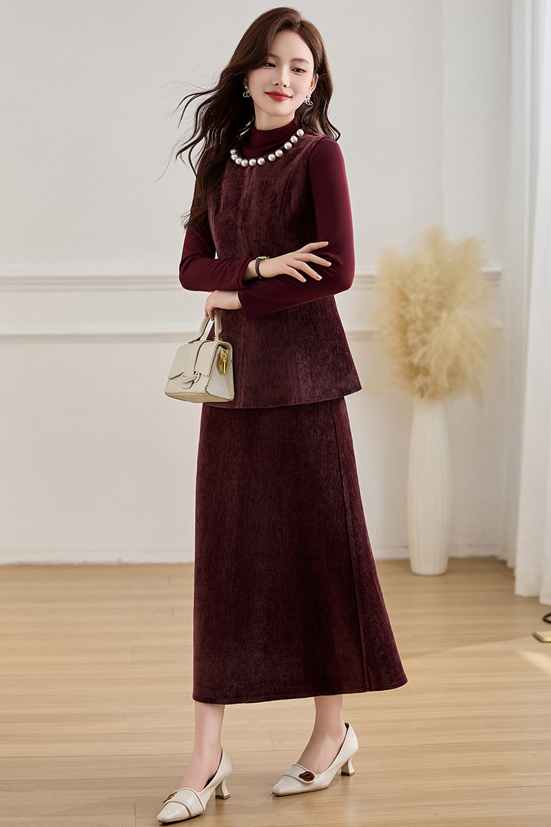 2025春装新款三件套现货,女装套装/套裙,锦绣伊人