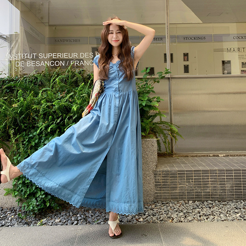 现货夏装新款长裤连衣裙961/P135/K198,女装连衣裙,2D109