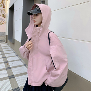档口现货2025春装女装新款韩版休闲短外套风衣253-p125-k178图片